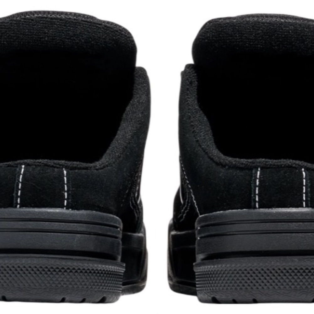 new Vans women's size 9 Shoes upland mule black/white stitching - Picture 4 of 4